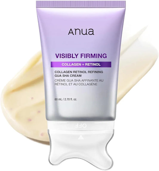 ANUA Collagen Retinol Refining Gua Sha Cream, Neck Cream For Lifting & Firming